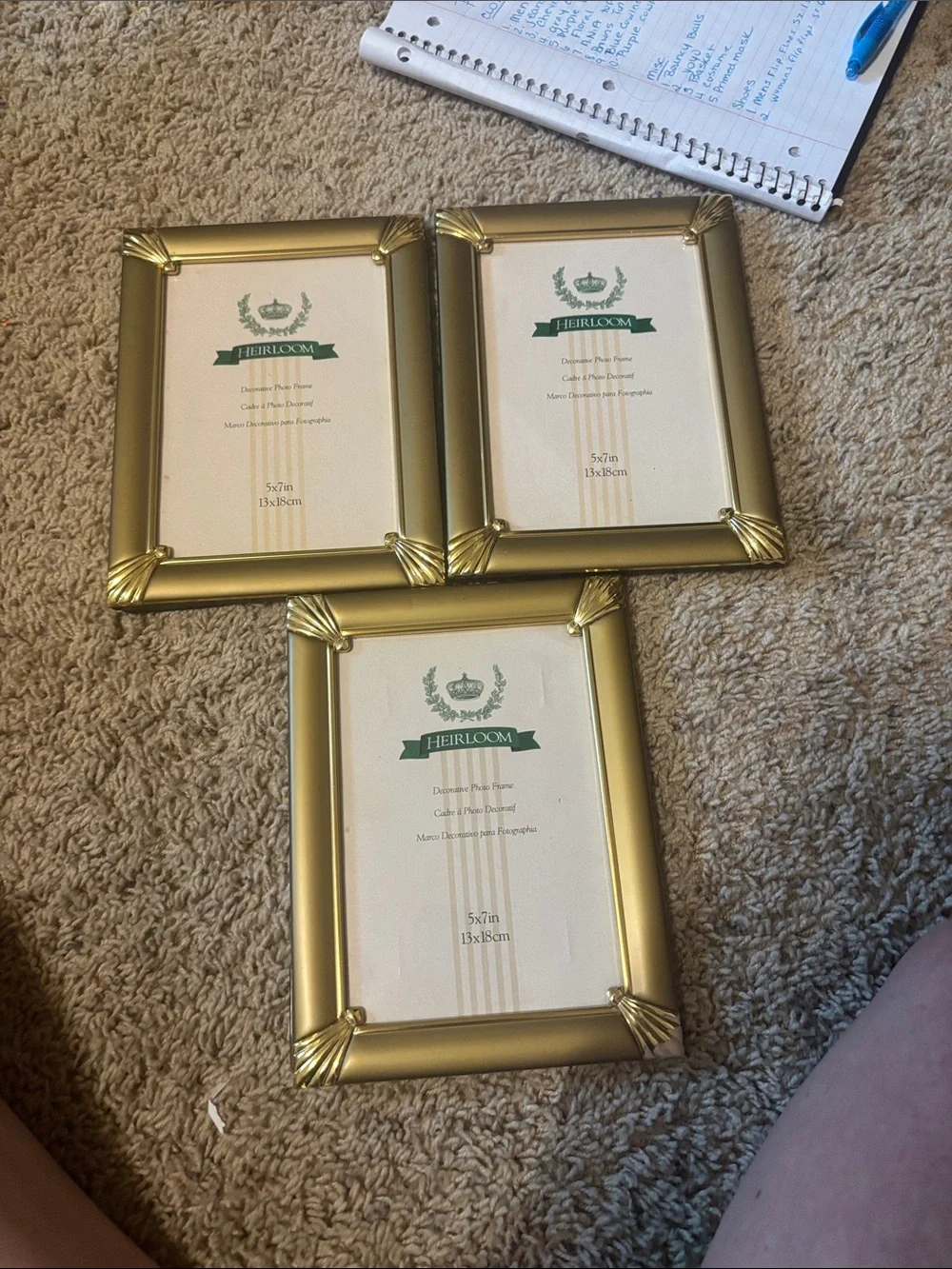 Gold Opening Photo Frame 3 of them